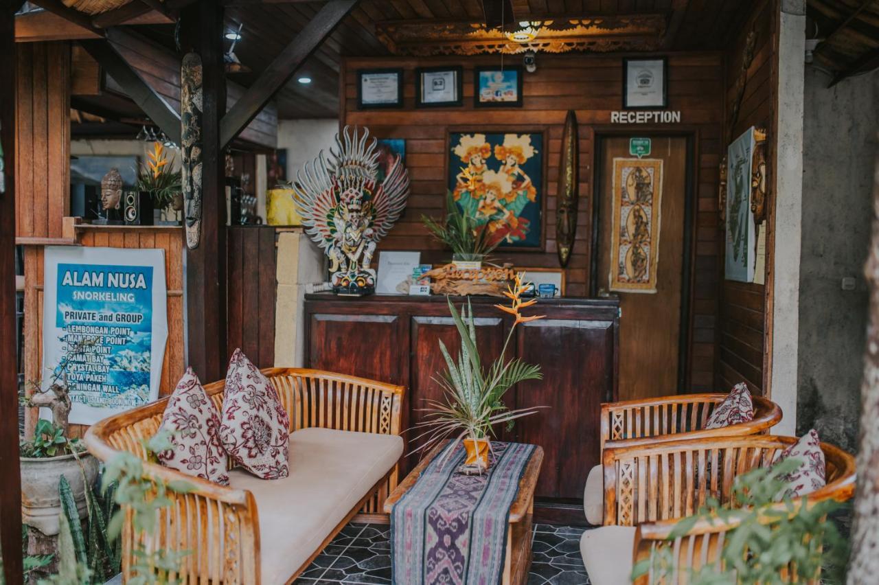 Alam Nusa Bungalow Huts & Spa Nusa Lembongan Eksteriør bilde